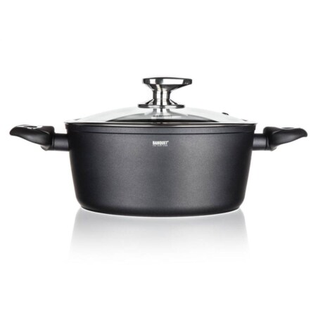 GARNEK MATTE 28 cm do gotowania jedzenia POKRYWKA 6,2 L kuchni na obiad box