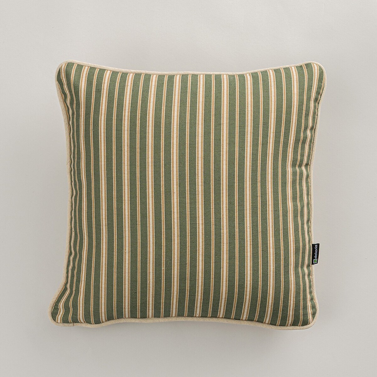 Poszewka na poduszkę Classic Stripe Olive 45x45 cm, 45x45