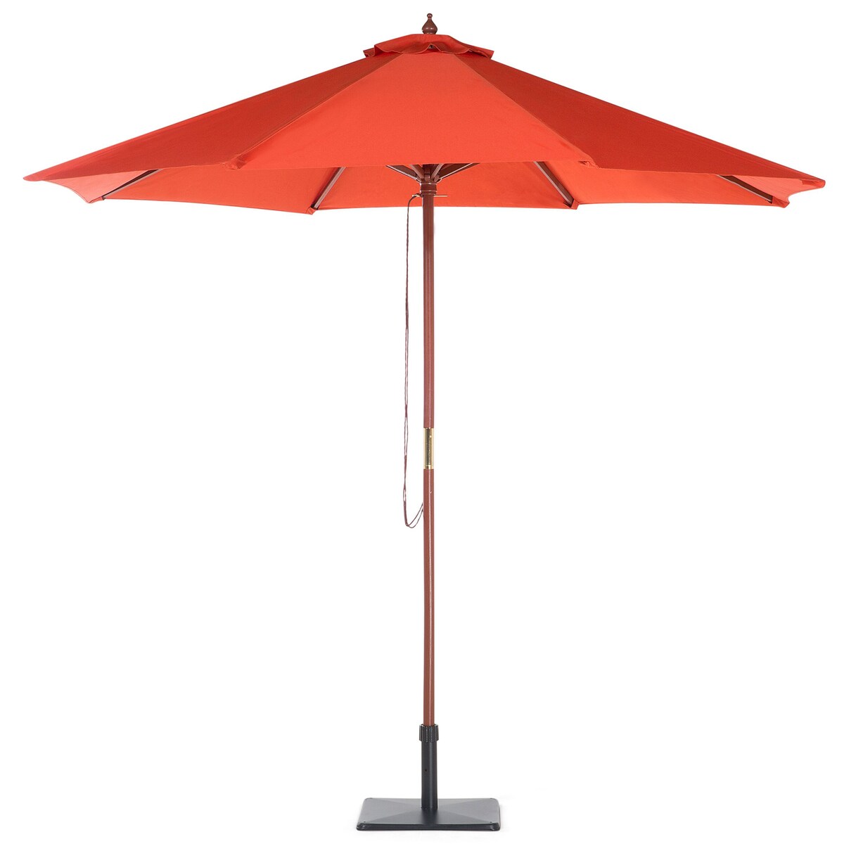Parasol ogrodowy 270 cm TOSCANA Czerwony