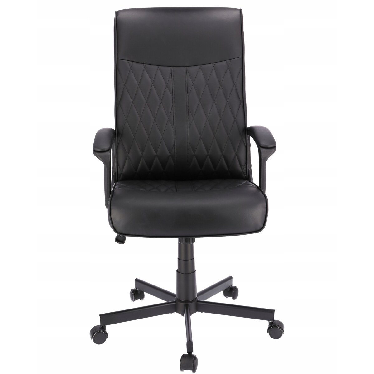 Fotel biurowy COMFORT ekoskóra czarny