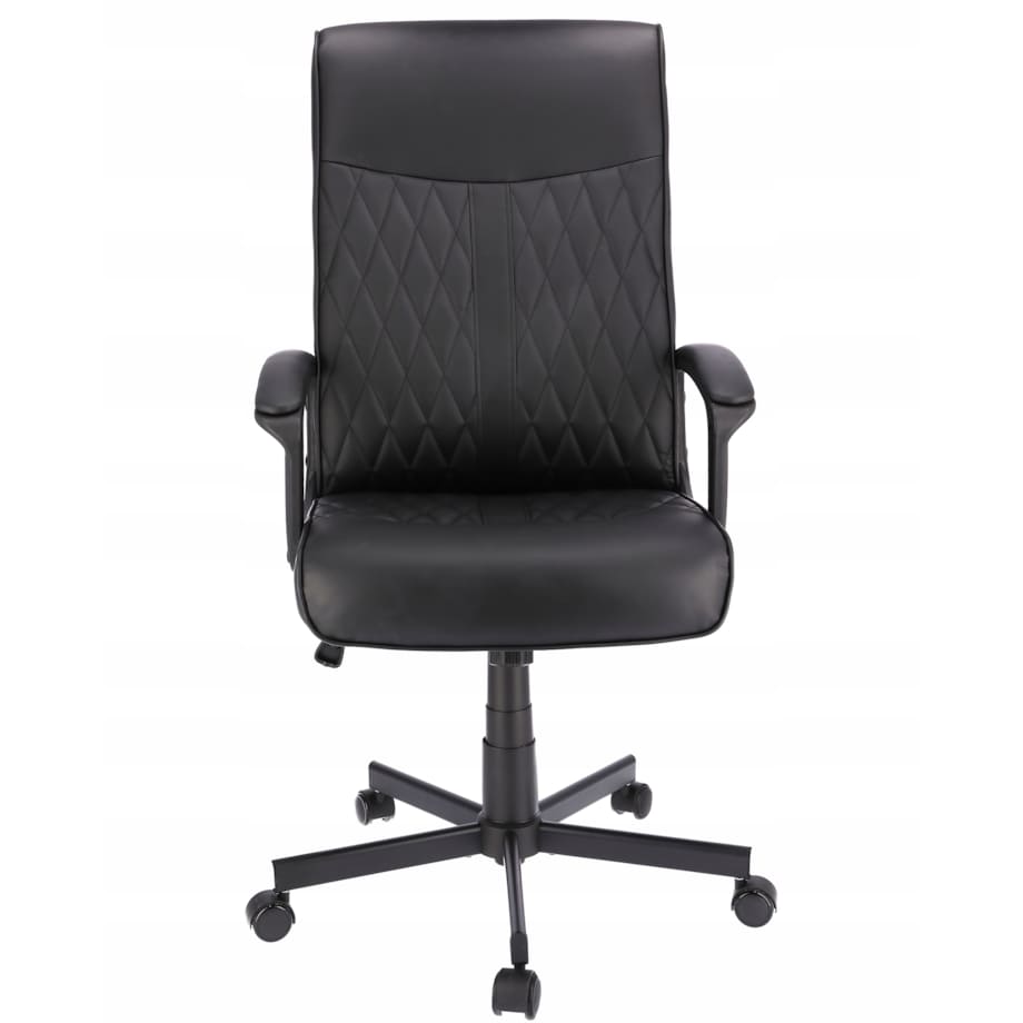 Fotel biurowy COMFORT ekoskóra czarny