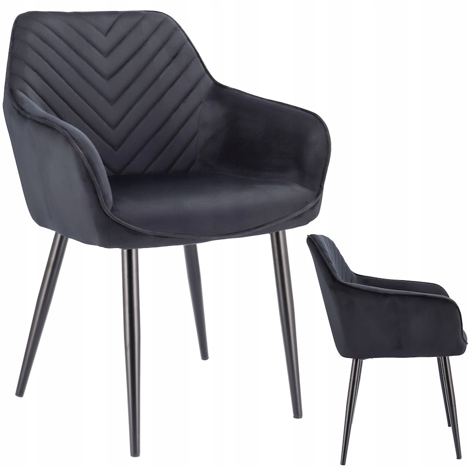 KRZESŁO welur TAPICEROWANE do jadalni PIKOWANE