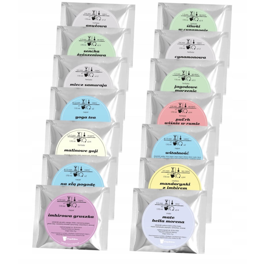 Zestaw rozgrzewających sypanych herbat w apteczce na zimę PIERWSZA POMOC