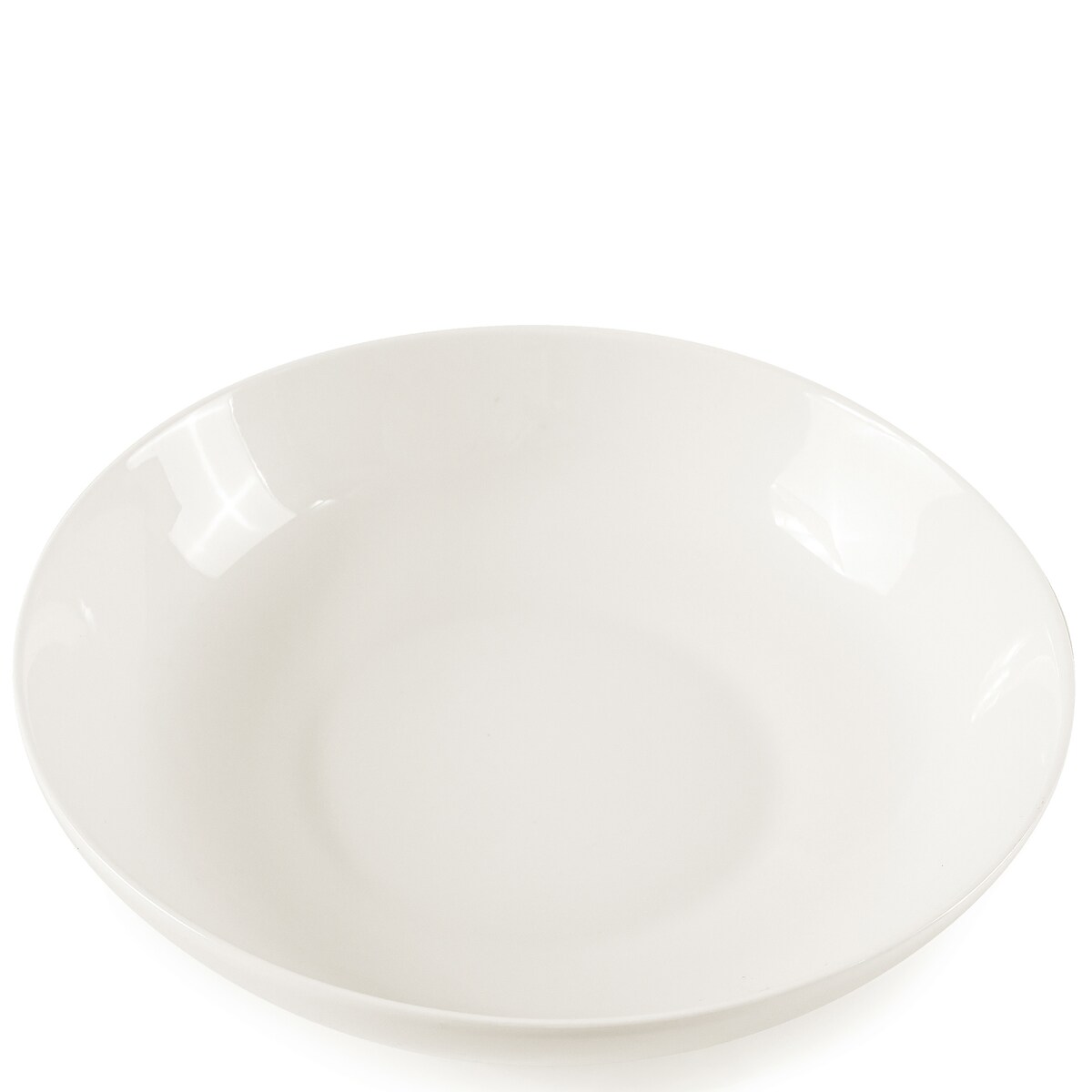 KONSIMO AD BELLA, Talerz głęboki 6 szt., kolor ecru