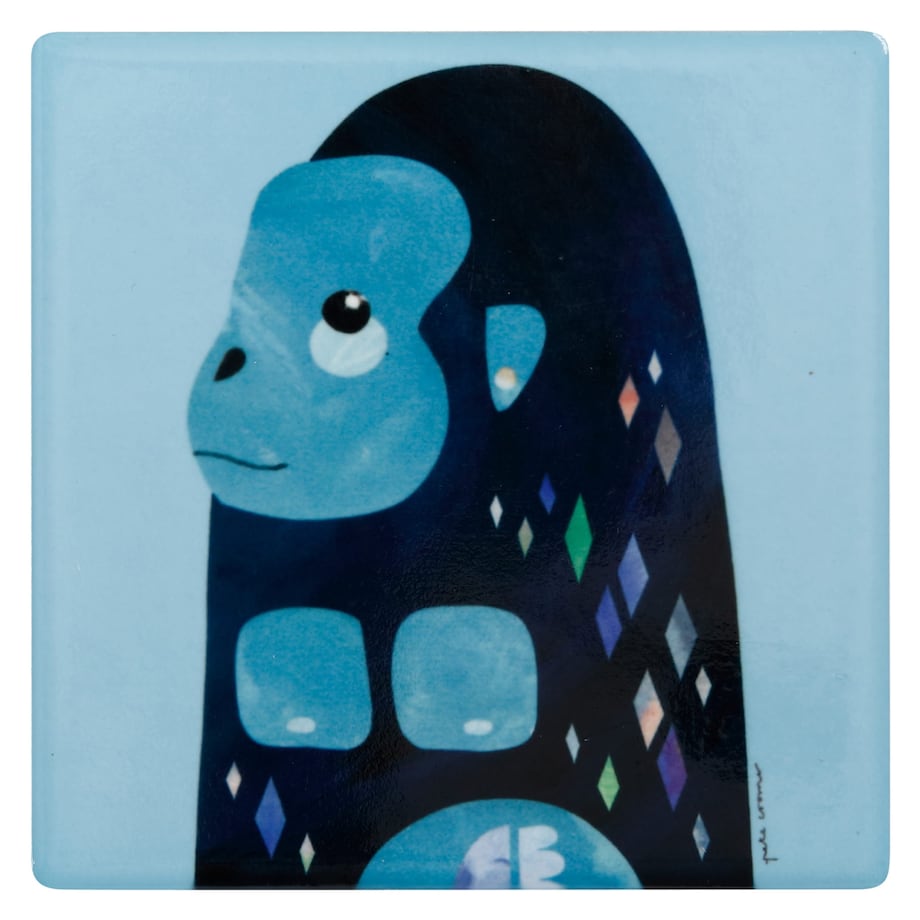 Podkładka pod kubek Pete Cromer goryl, wielokolorowa