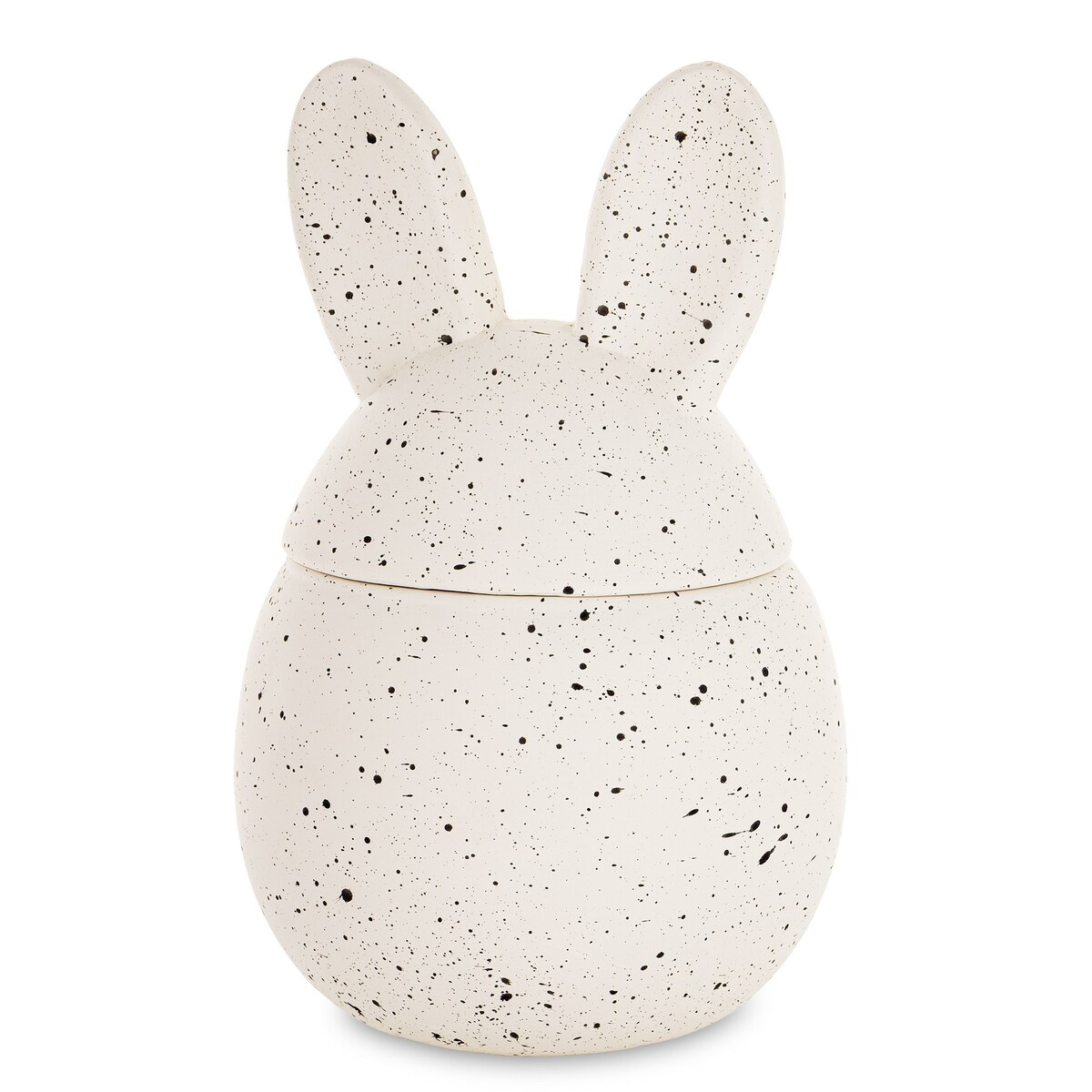 Dekoracja - jajko ceramiczne 17x11x11 cm otwierane beżowe