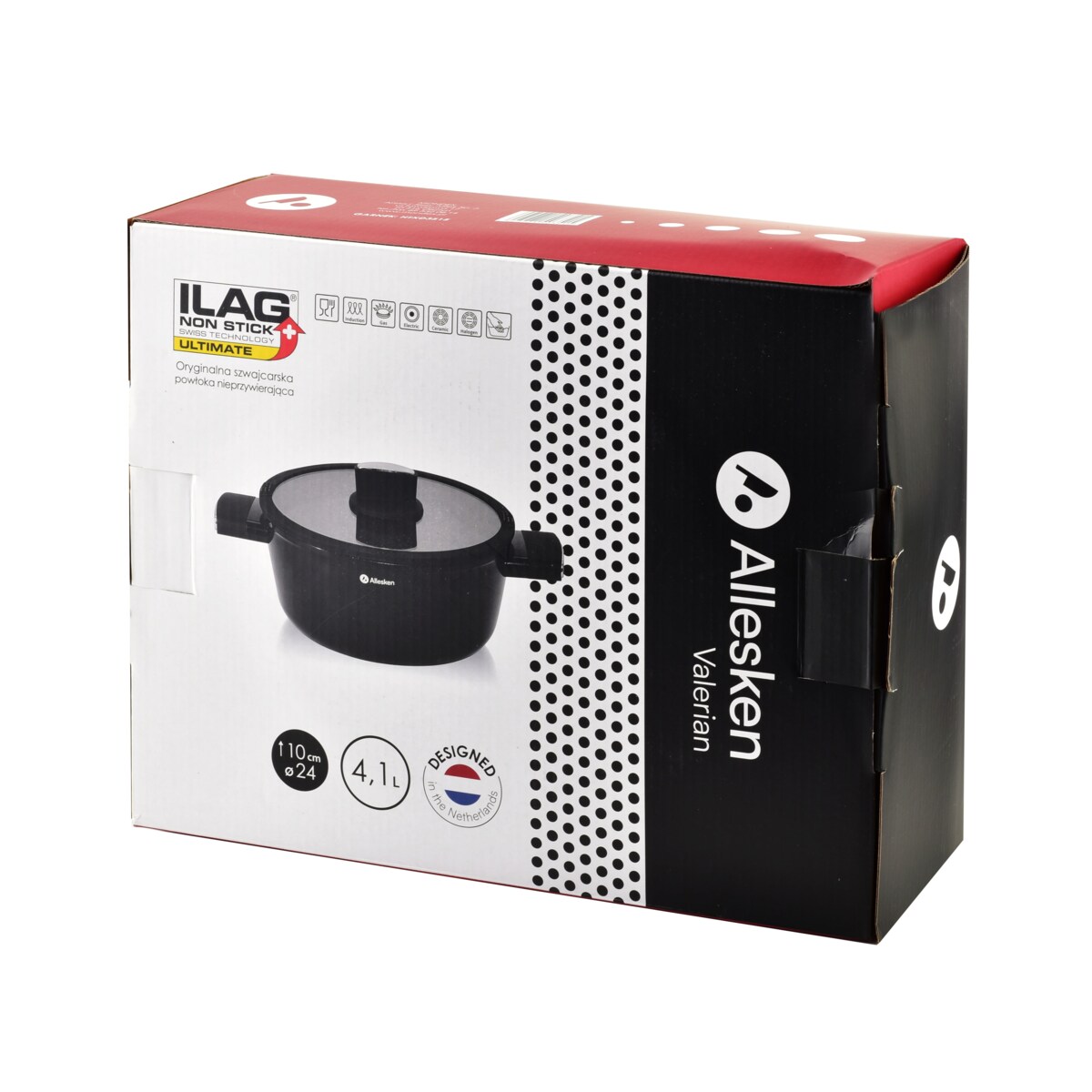 VALERIAN Garnek 24x25xh10,5cmALLESKEN ILAG ULTIMATE 4,1L