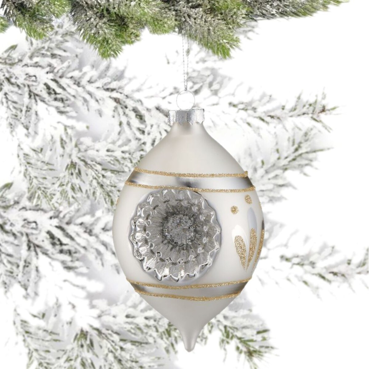 VILLA ITALIA Bombka szklana z reflektorem 8 cm