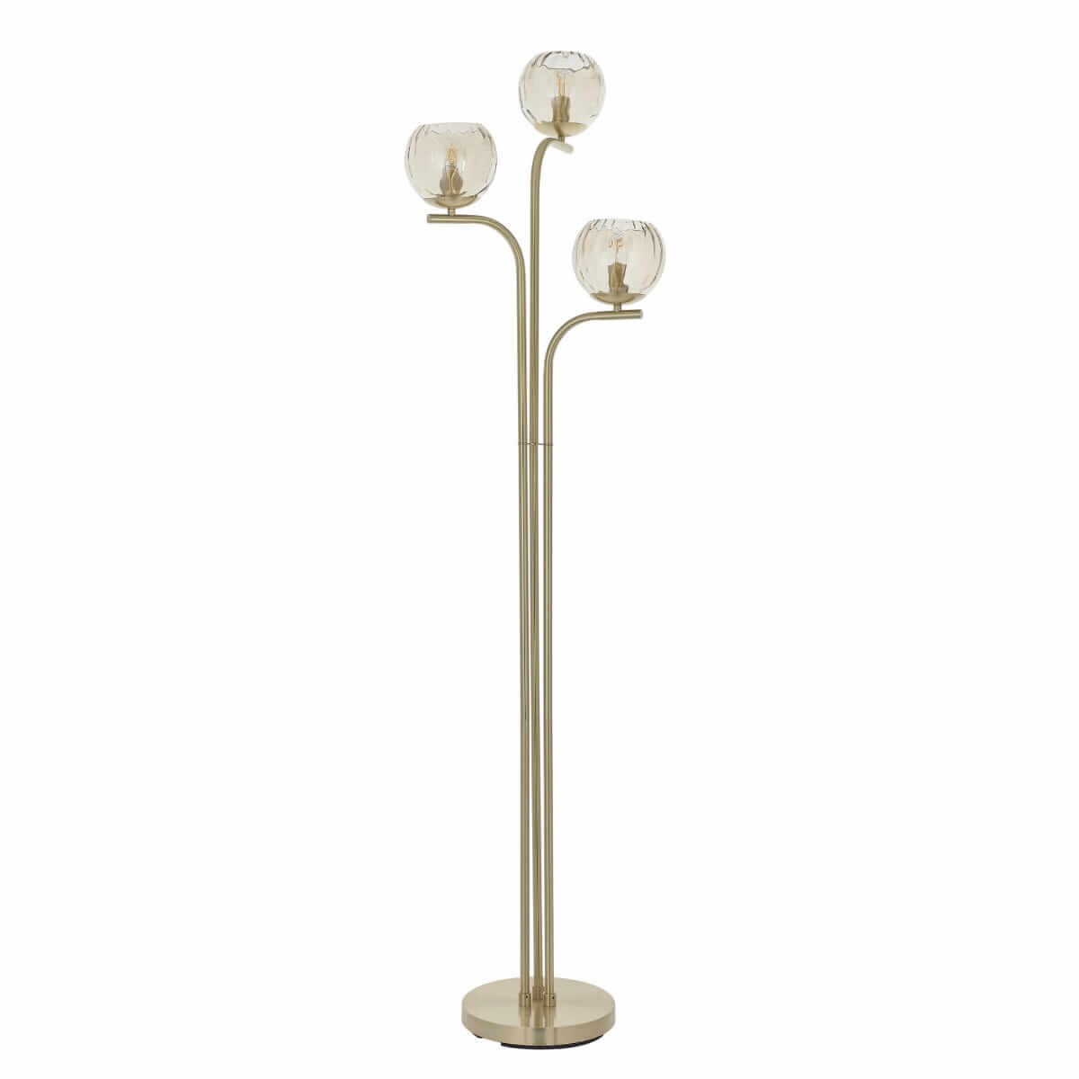 Podłogowa lampa molekułowa Dimple 91974 Endon bubbles złota przezroczysta