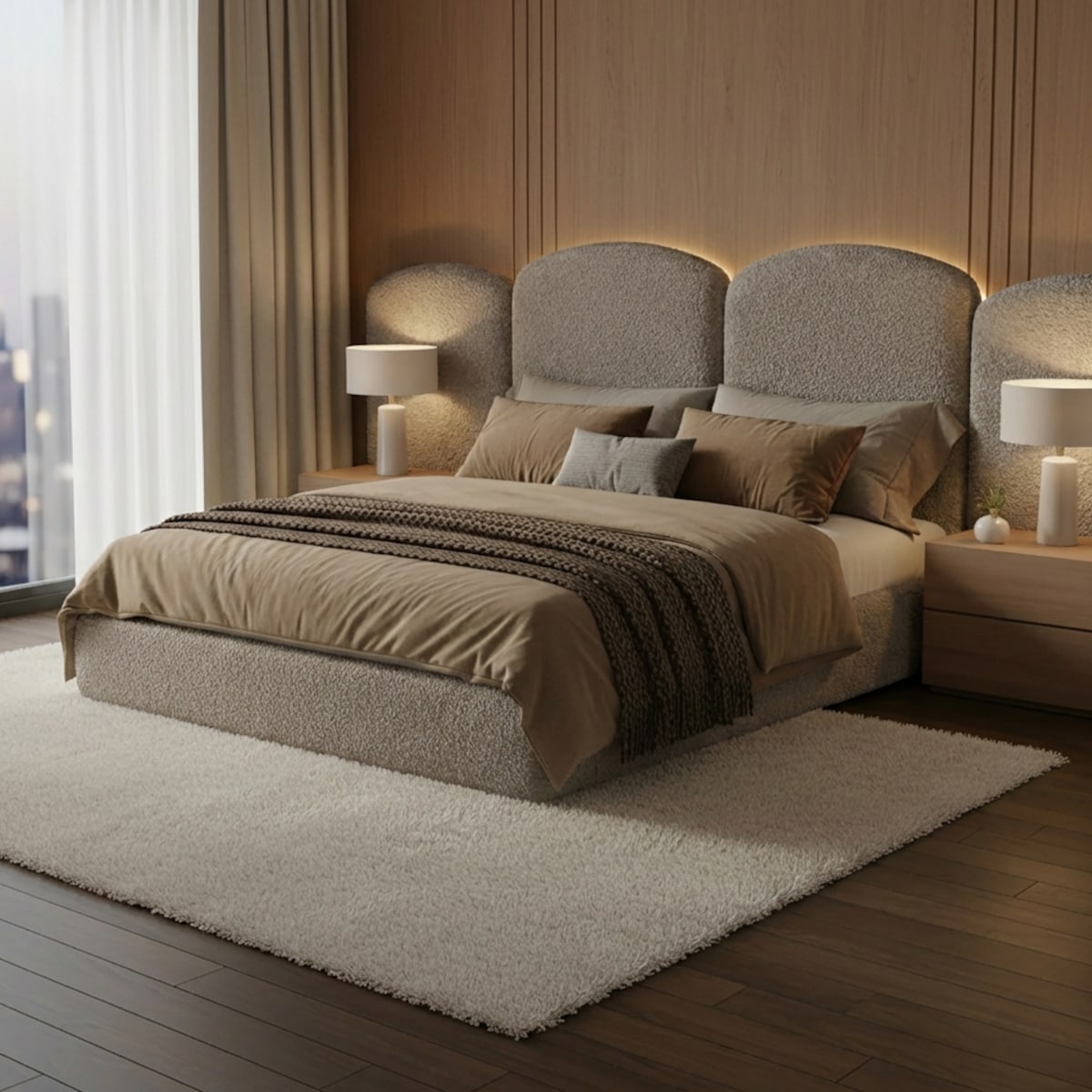 Łóżko Tapicerowane Ravello 140X200 Stelaż Pojemnik Na Pościel Abriamo 03