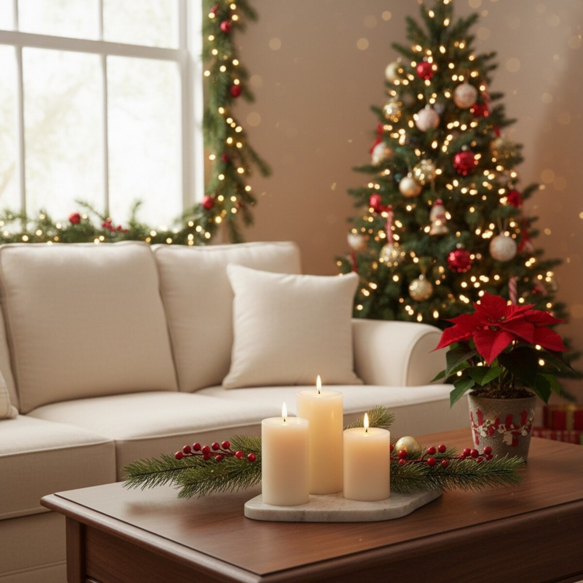 Dekoracyjne świece LED Ø 7,5 cm, 3 szt.