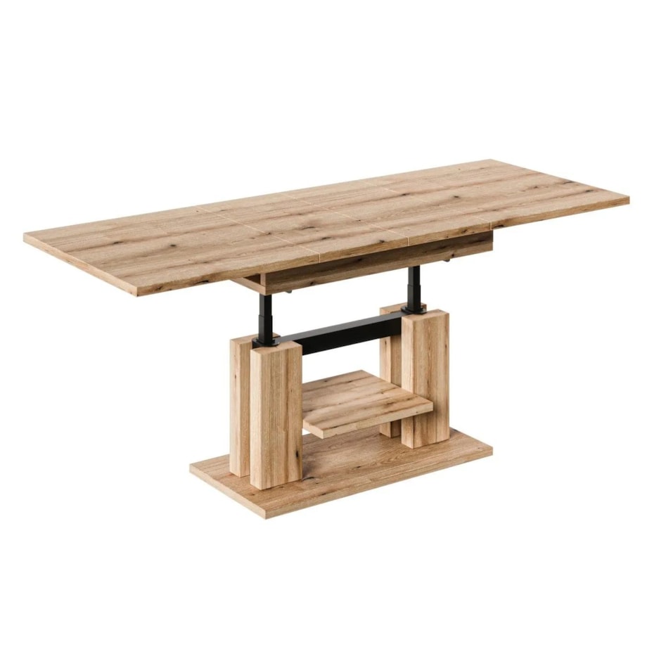 Ława rozkładana podnoszona ISO 110(170)x65 dąb evoke