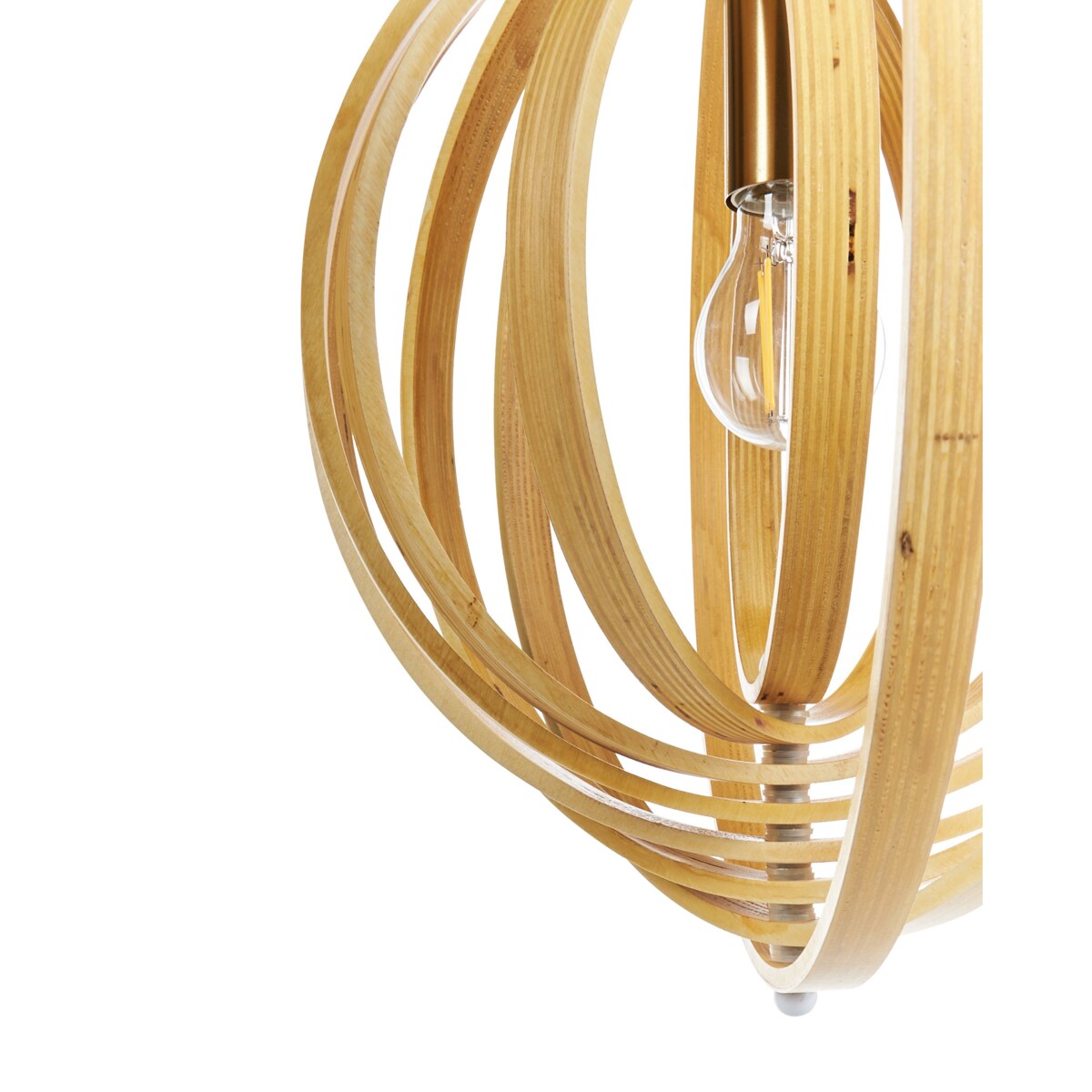 Lampa wisząca MURRELL Drewno Jasnobrązowy