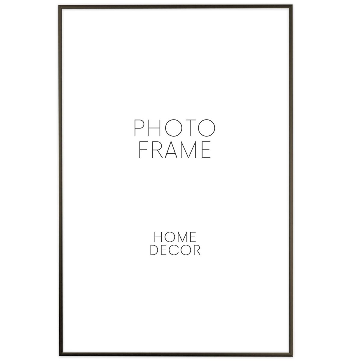 Ramka na zdjęcia 62x93 cm aluminiowa ramka czarna do zdjęć 93x62 cm LUCA®