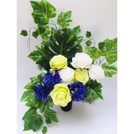 GOTOWY STROIK RÓŻA mamy wkład do flakonu wazonu wiązanka na cmentarz KWIATY