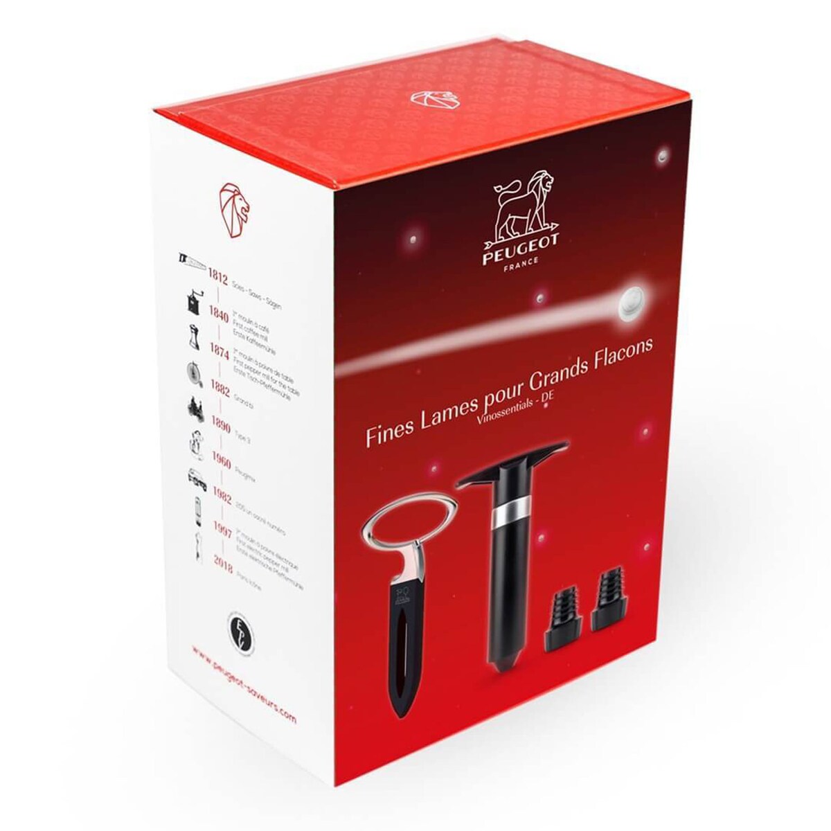 PEUGEOT Zestaw "Vinoessentials" (Mathus + Epivac pompka)