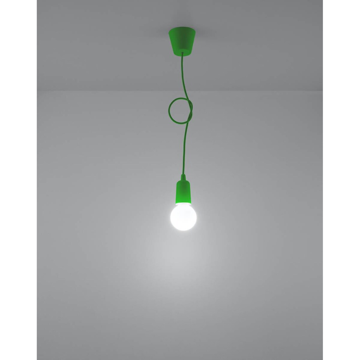 Lampa wisząca DIEGO 1 zielony