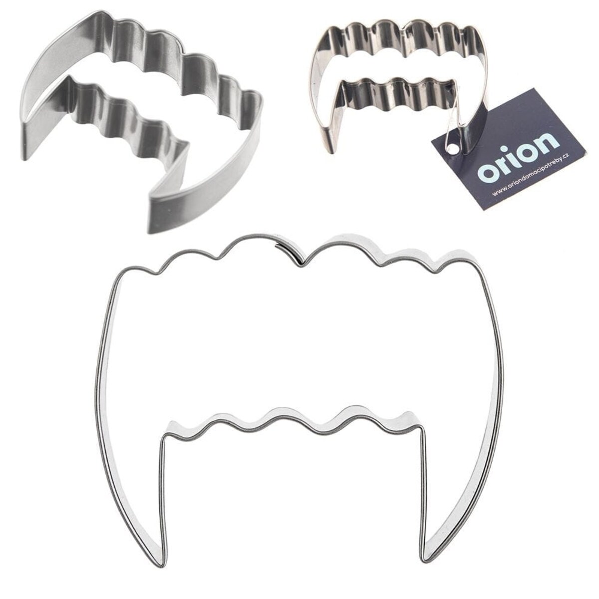 Wykrawacz Cukierniczy Stalowy Foremka Ciastka Pierników Zęby Wampira 5,5 cm