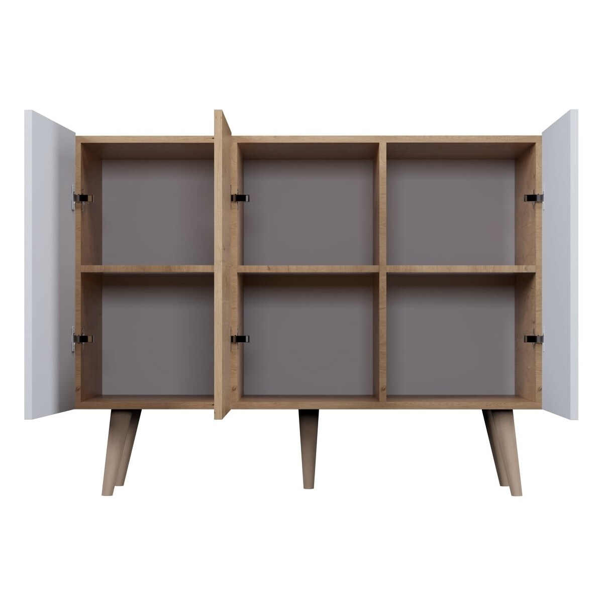 Komoda Toronto dąb artisan & biały