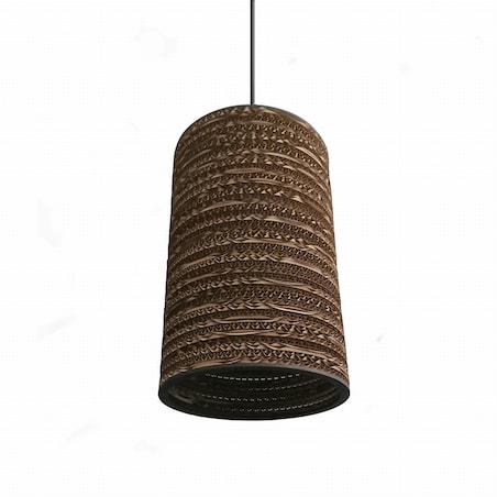 Cylindryczna lampa wisząca z tektury - TAMBURO 20