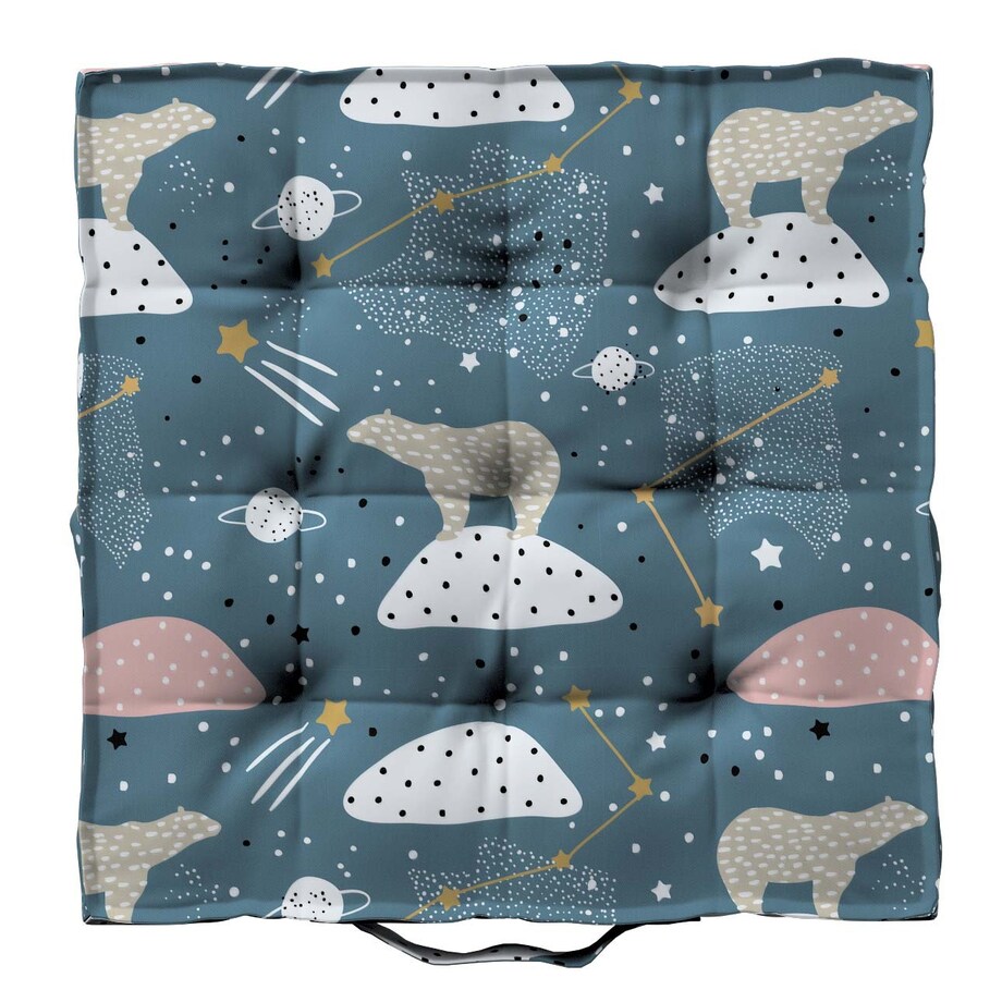 Siedzisko Tomi, niebieski, 50 x 50 x 10 cm, Magic Collection