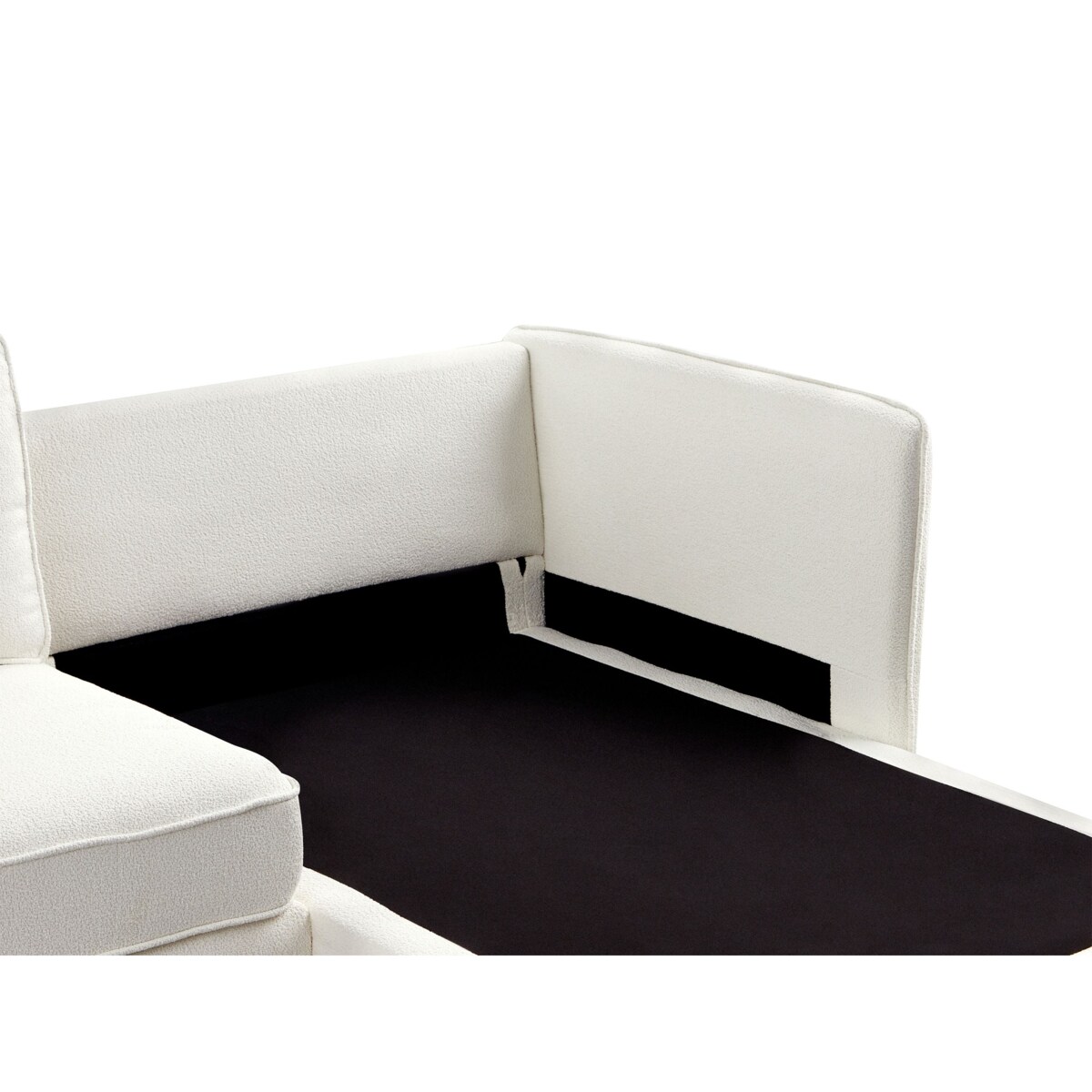 Narożnik boucle lewostronny złamana biel ALTAN