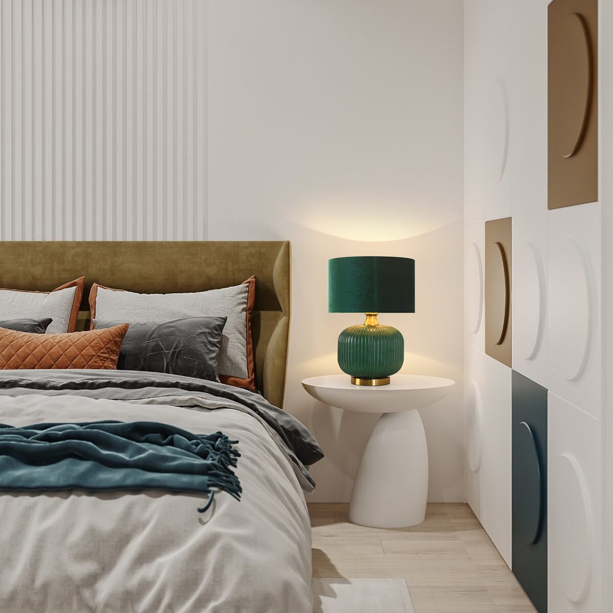 Lampa stojąca Light Prestige Tamiza zielony 1 x E27 1 szt.