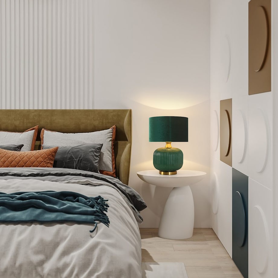 Lampa stojąca Light Prestige Tamiza zielony 1 x E27 1 szt.