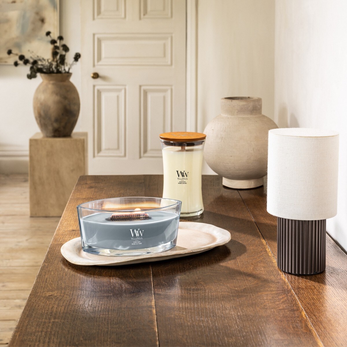 WoodWick świeca Elipsa TERRA HAZE