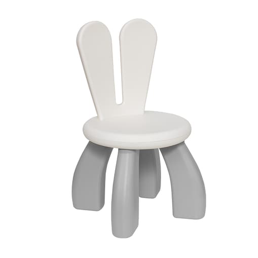 Krzesło dla dzieci Króliczek dziecięce plastikowe stabilne