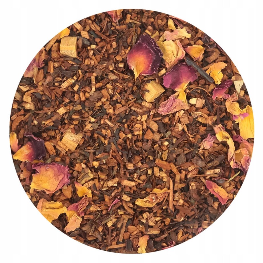 Herbata rooibos z czerwonokrzewu BROWNIE o słodko - czekoladowym smaku - herbata liściasta sypana mieszanka napar susz - gotowa na prezent upominek