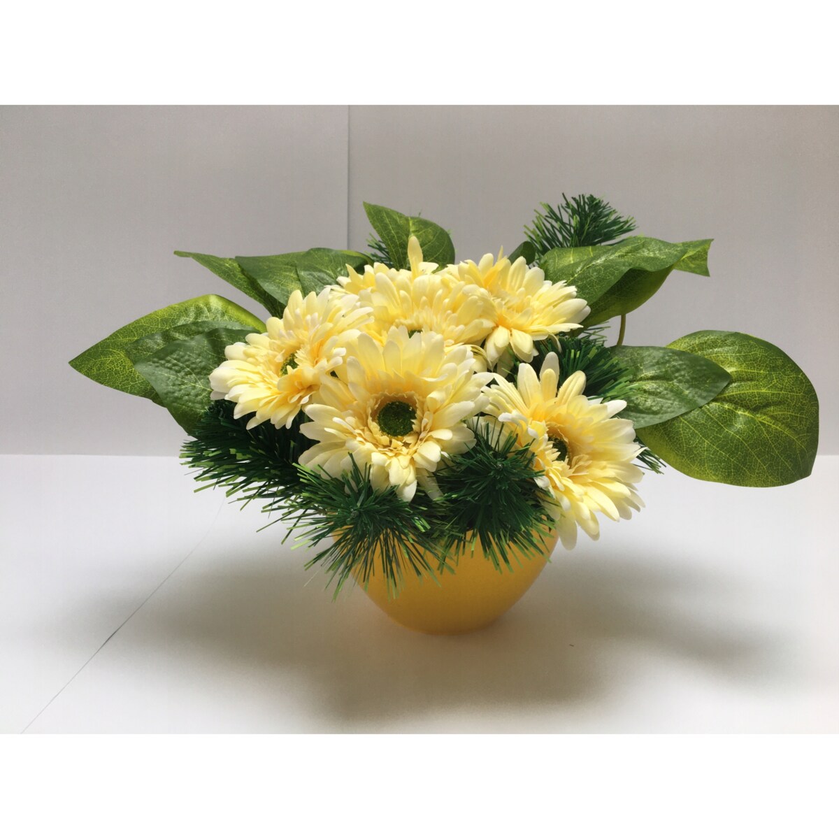 KWIAT SZTUCZNY 6 szt główka wyrobowa do stroika wiązanki kompozycji GERBERA