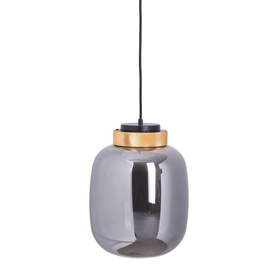 Wisząca lampa Boom 9969P/A Step LED 24W 3000K klosz szklany mosiądz dymiona