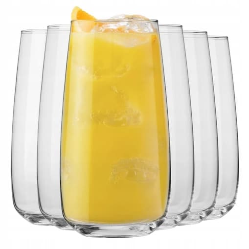 Wysokie szklanki KROSNO Modern 6szt 700ml nowoczesne long drink do napojów