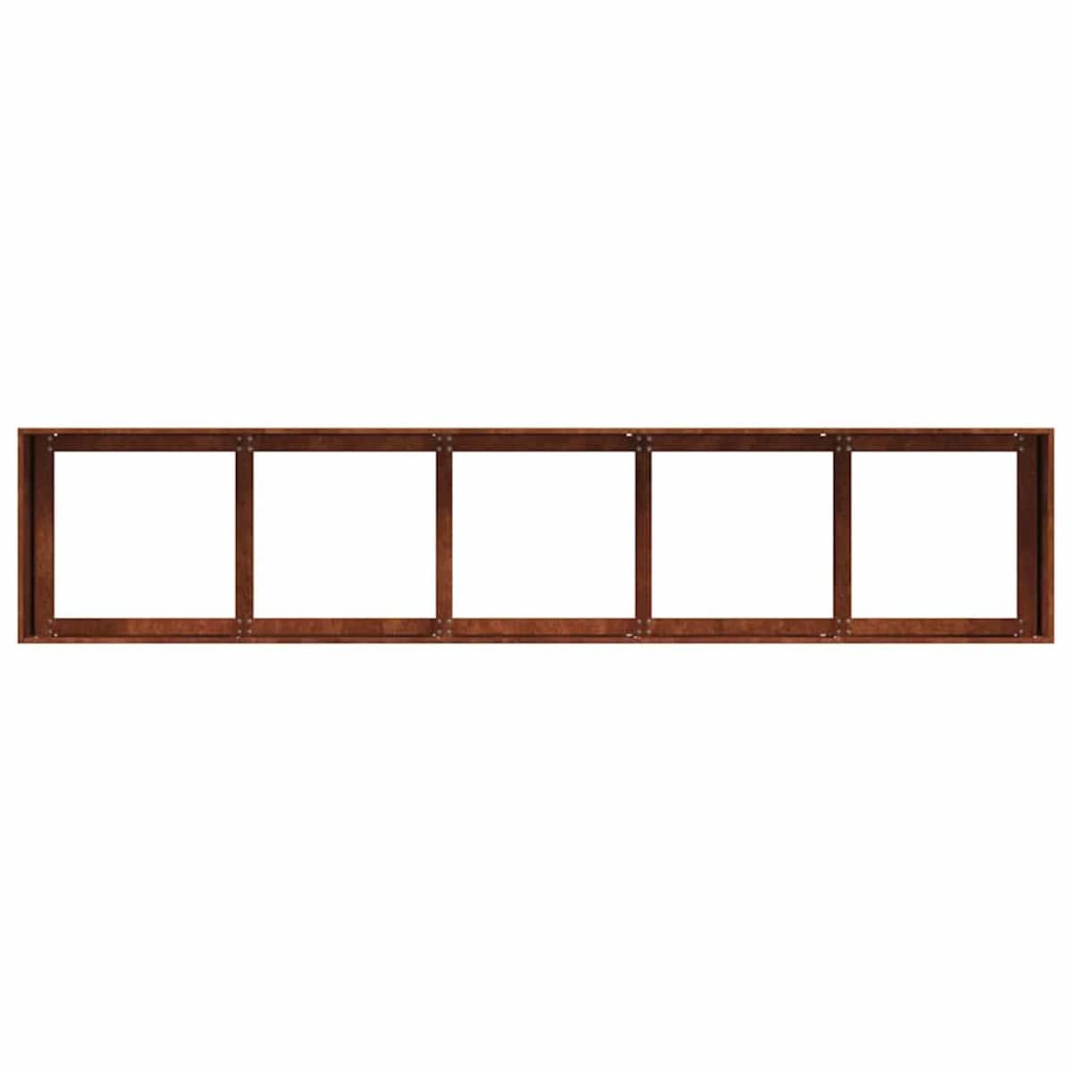 vidaXL Doniczka Rusty 200x40x40 cm Stal nierdzewna