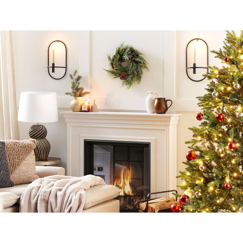 Wianek świąteczny ⌀ 34 cm zielony ASTURIA