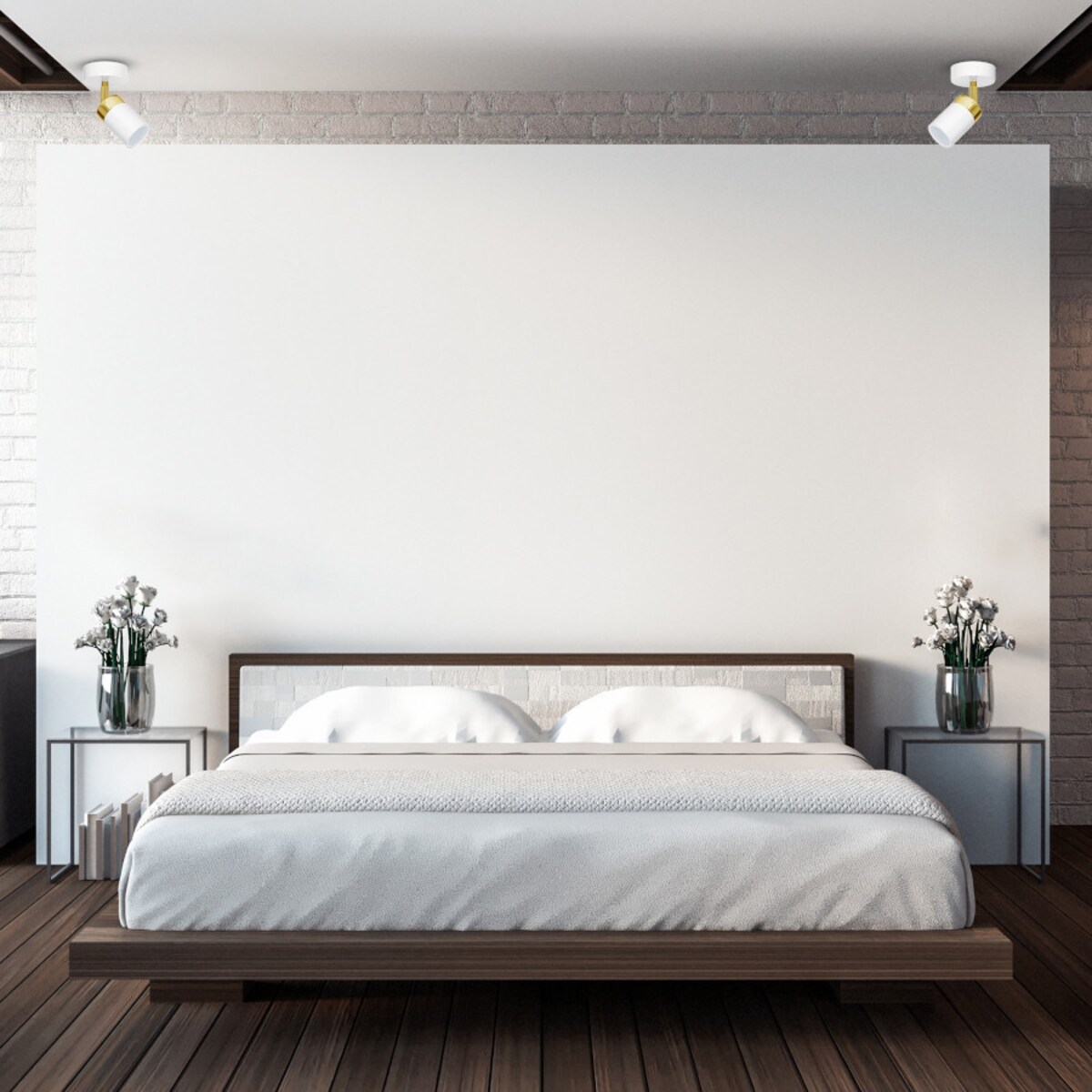 Kinkiet LAMPA ścienna JOKER MLP6128 Milagro regulowana OPRAWA metalowy reflektorek biały złoty