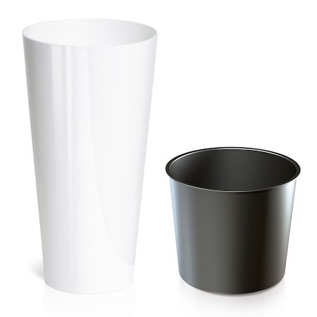 Donica Wysoka Z Wkładem Doniczka Ogrodowa 38,1 Cm