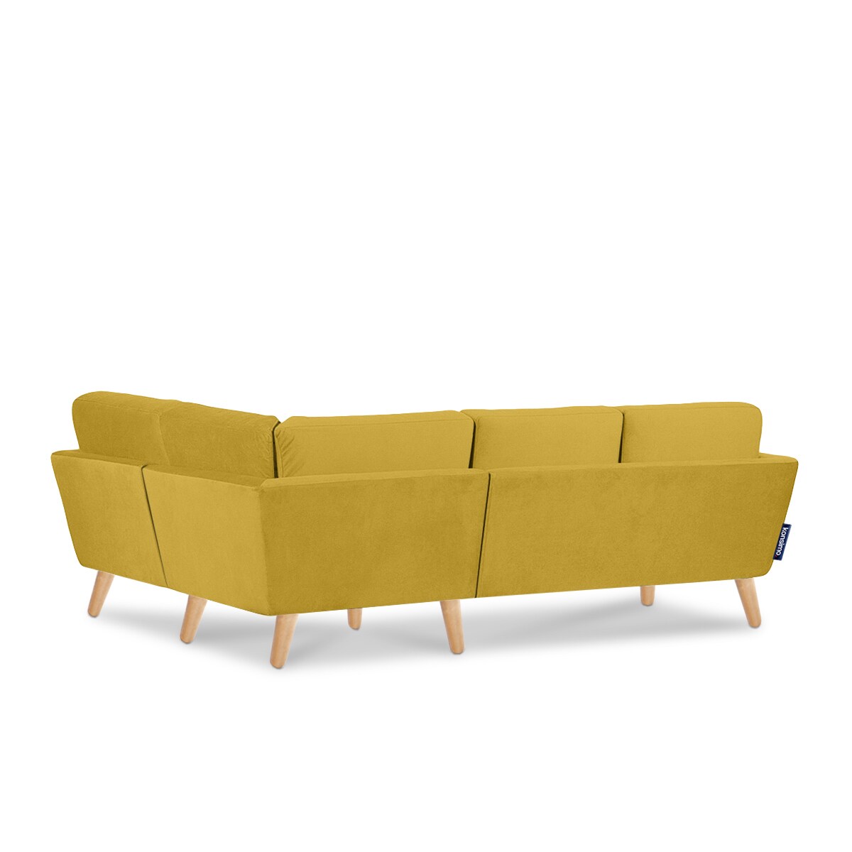 KONSIMO TAGIO Żółty skandynawski narożnik prawy