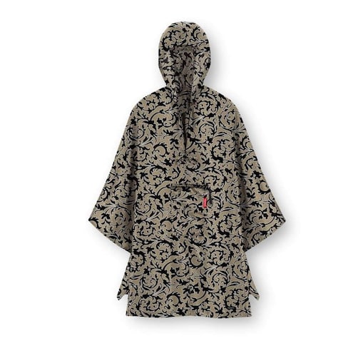 Peleryna przeciwdeszczowa mini maxi poncho baroque marble