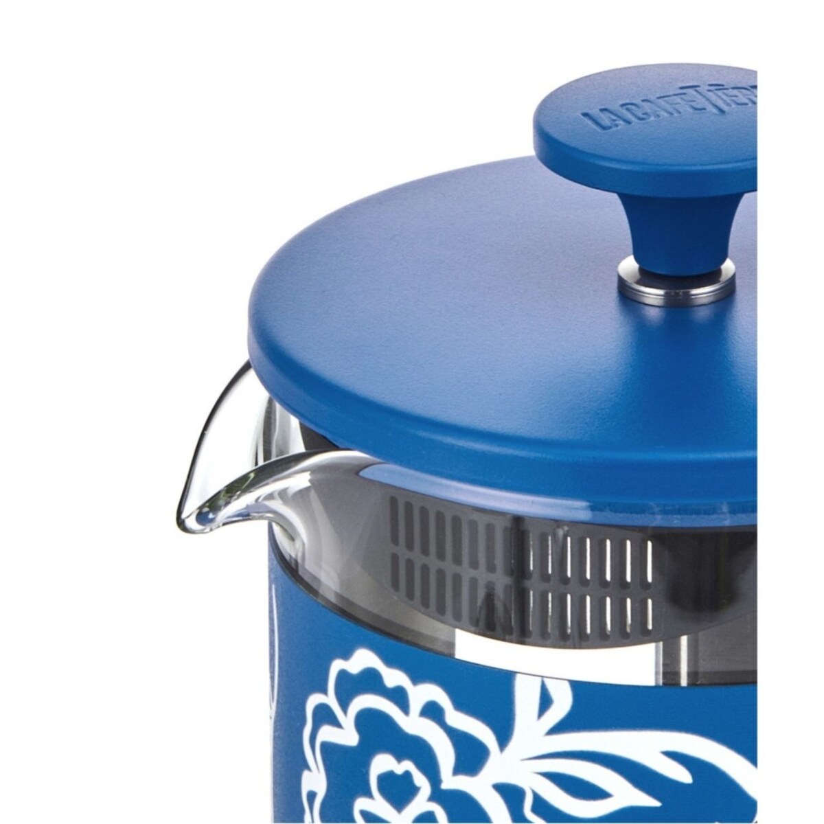 Zaparzacz do Kawy Typu French Press Pisa na 8 filiżanek, Blu Fiorato