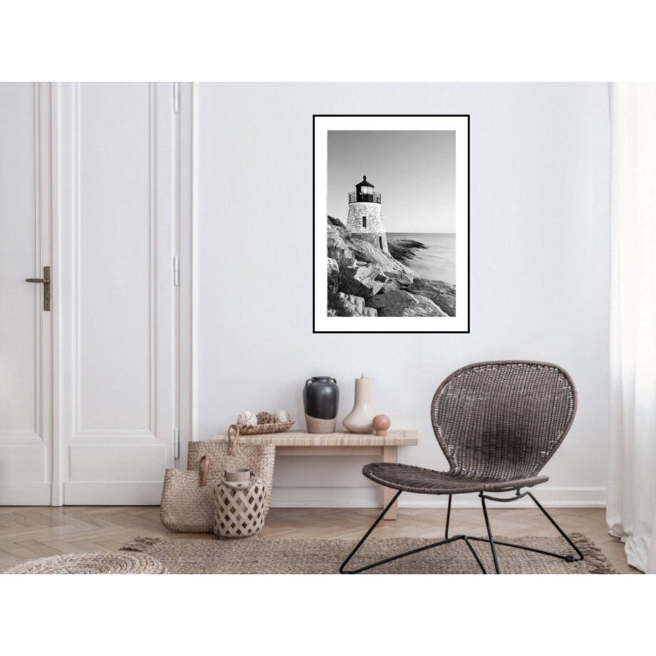 Poster Story, Plakat, Obraz - Latarnia w Skałach, wymiary 42 x 60 cm