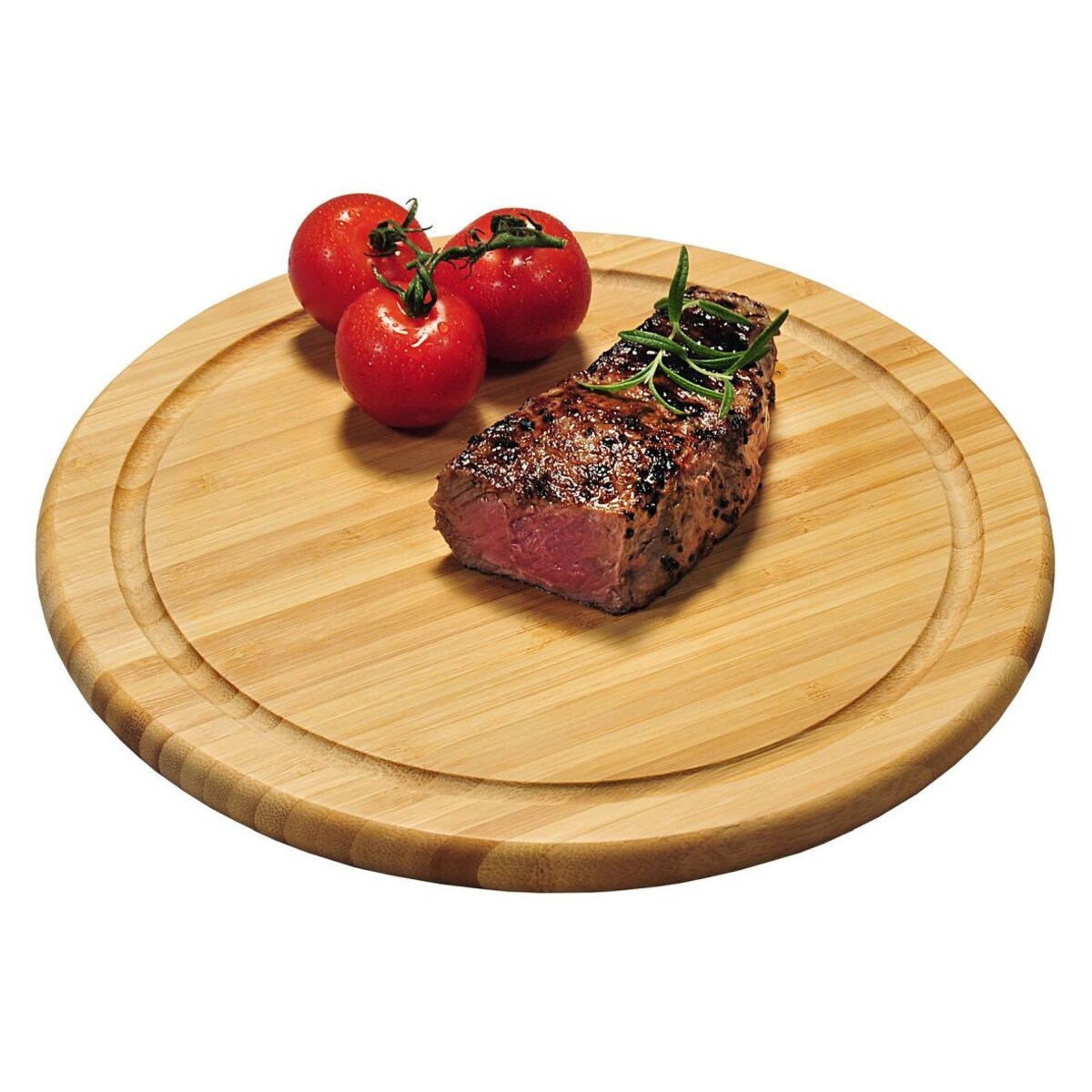 Kesper Talerz do mięs z rowkiem na sok wymiary Ø 30 x 1,3 cm