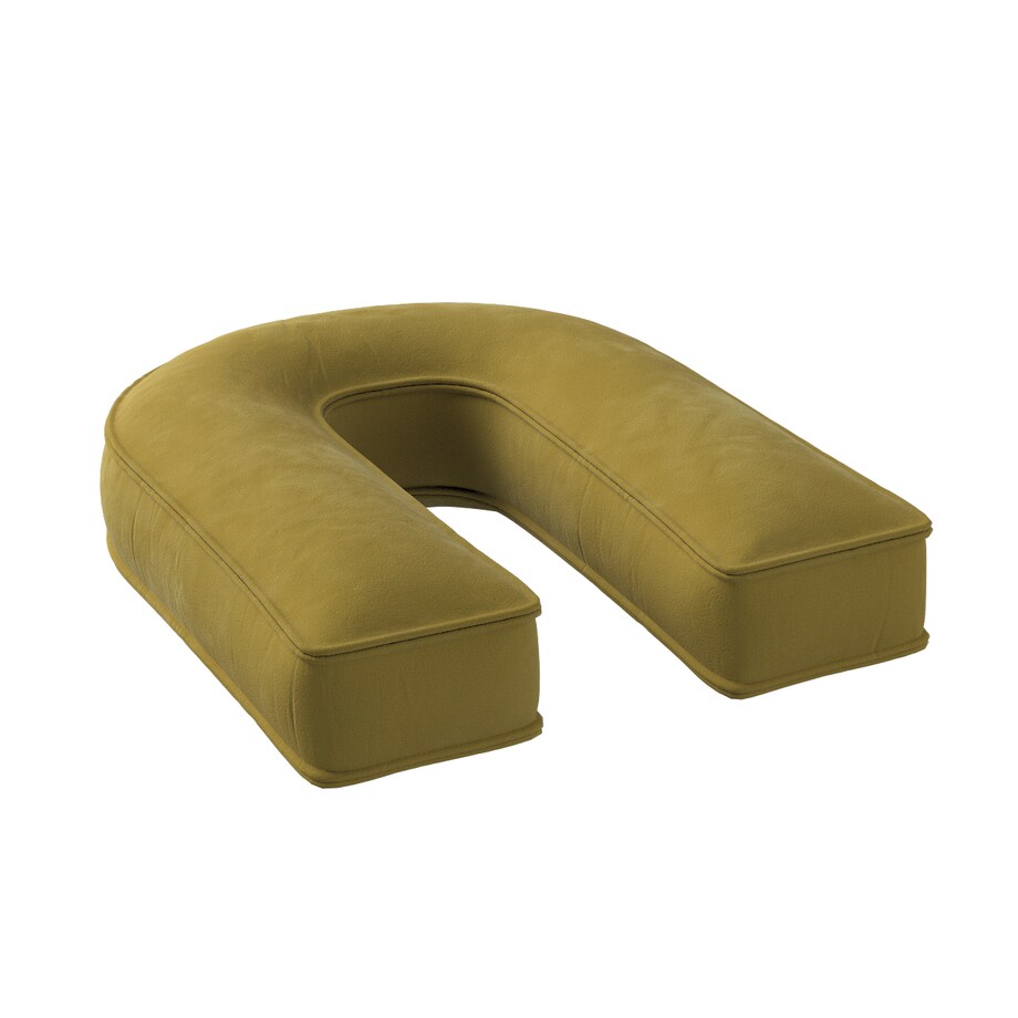 Poduszka literka U, oliwkowy zielony, 35x40cm, Posh Velvet