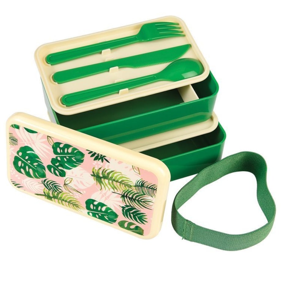 Lunchbox bento dla dzieci, Tropikalne Palmy, Rex London