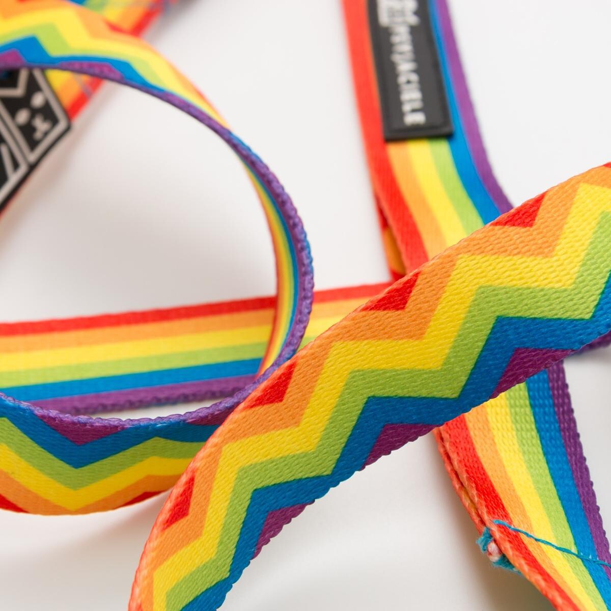 Szelki dla psa lub kota typu guard "Miłość, równość, gryzaki" - Szerokość taśmy: 38mm, Rozmiar: M