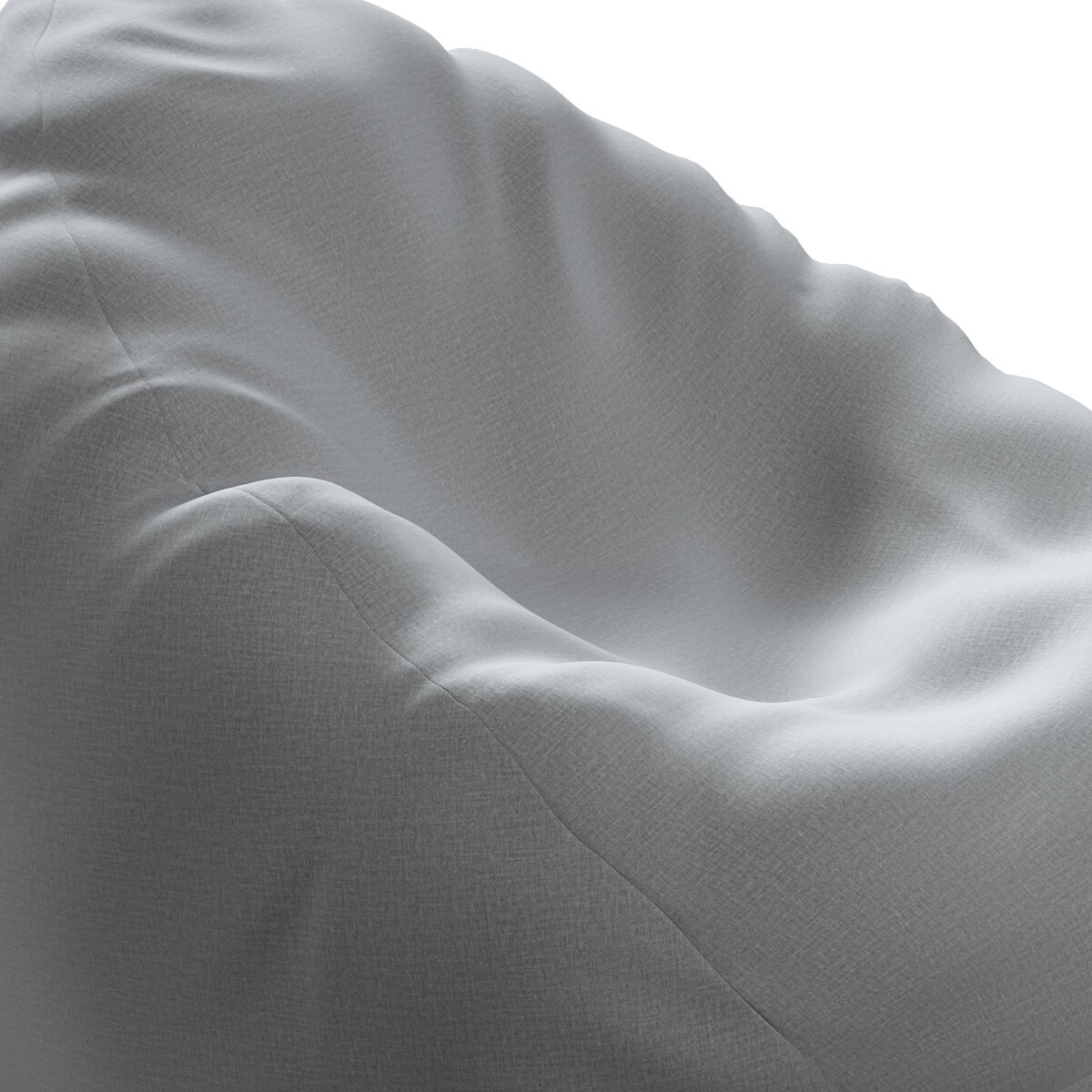 Worek do siedzenia, ciemno szary welwet, Ø60 x 105 cm, Ingrid