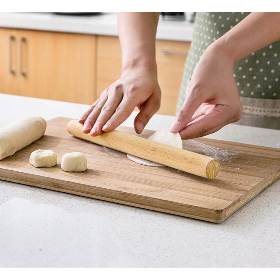 Wałek drewniany do ciasta 30cm BRUNBESTE