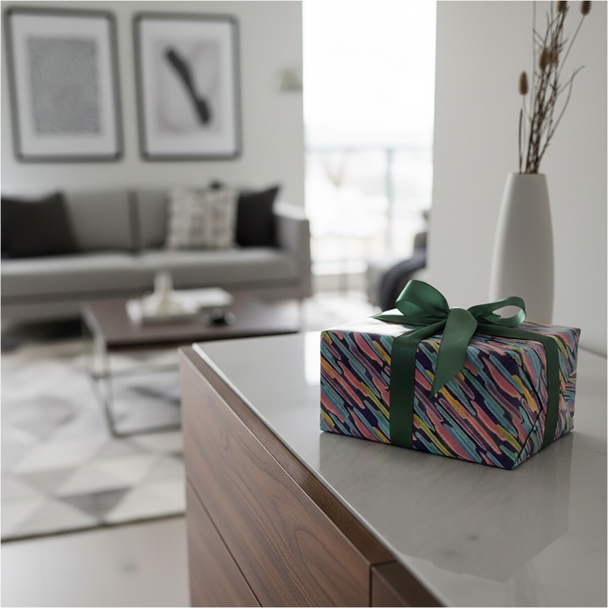 Papier do pakowania prezentów 20 METRÓW MEGAROLKA Urodzinowy Do Paczek Ozdobny