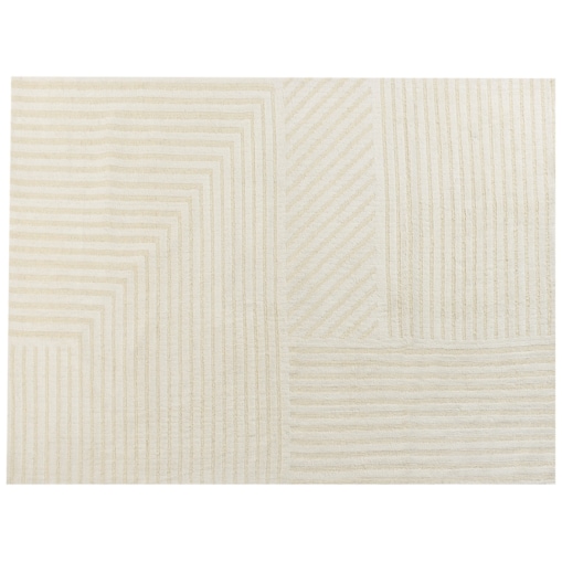 Dywan wełniany 300 x 400 cm beżowy ABEGUM